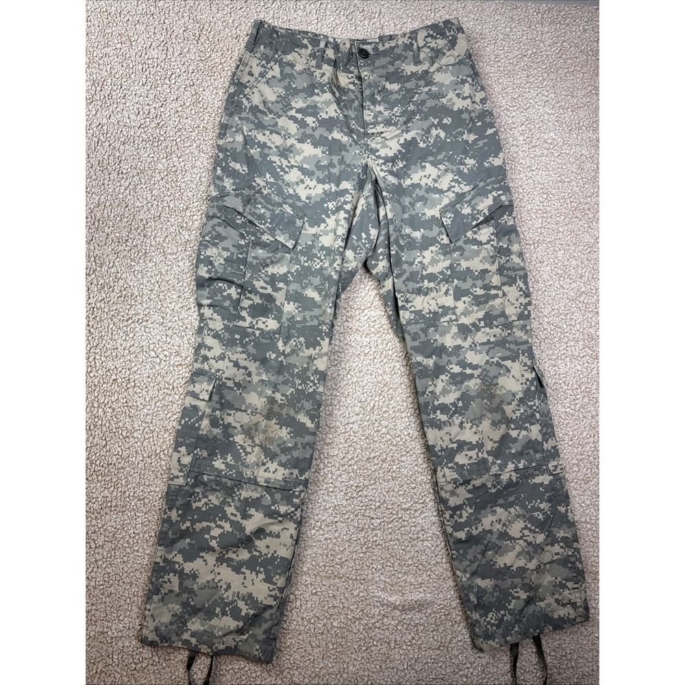 US Army ACU Digital Camo Combat Uniform Trousers Cargo Pants Small Regular